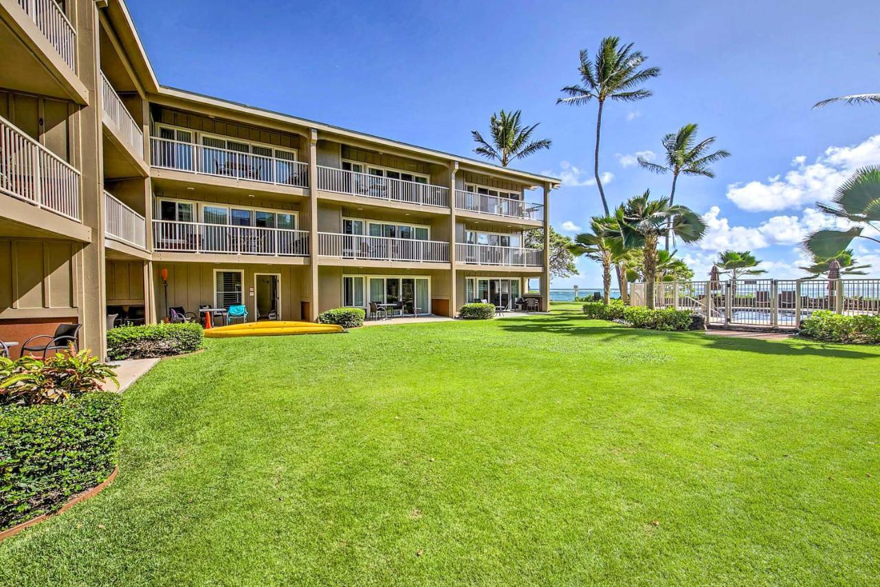 Waipouli Beachfront Condo With Balcony And Ocean Views Kapa'a Exterior foto